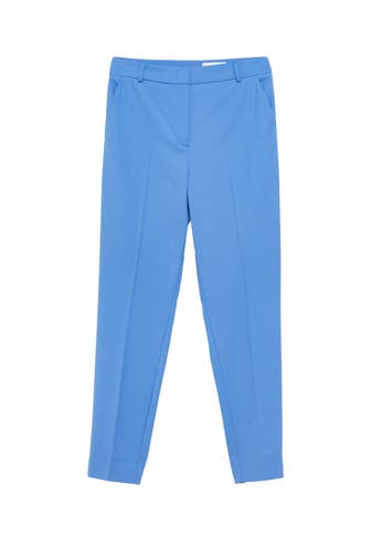 COMMA, Stoffhose 5444_blau Tapered