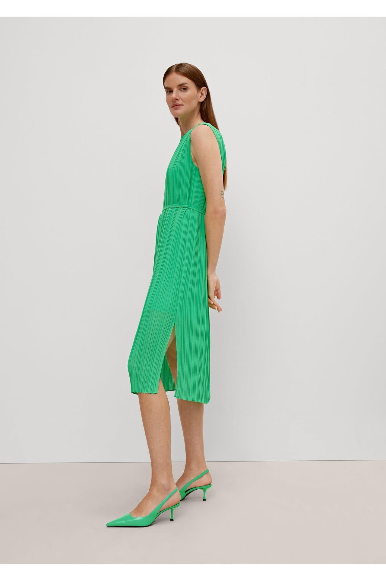 COMMA, Maxikleid 7588_grün, Bild 1