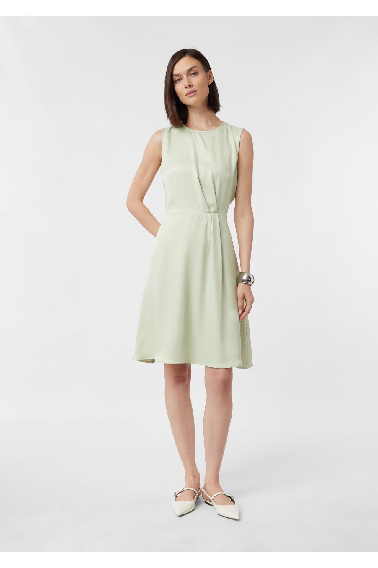 COMMA, Kleid 7109_salbeigrün, Bild 1