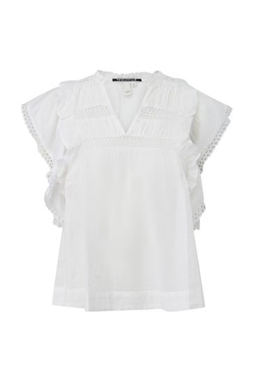 QS BY S.OLIVER Blusenshirt 0100_weiß