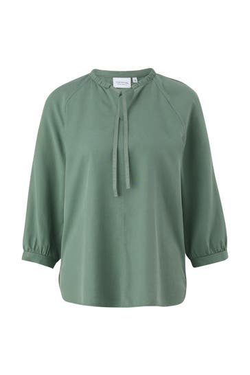 COMMA, Casual-Bluse 7819_bambusgrün