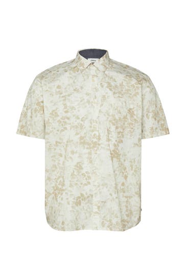 S.OLIVER Kurzarmhemd 81A3_beige Regular Fit