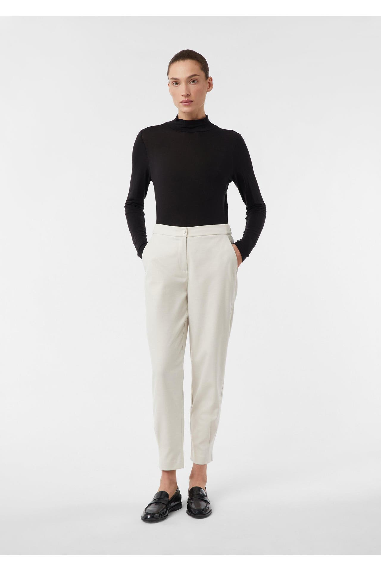 COMMA, Stoffhose 81W1_beige Tapered, Bild 1