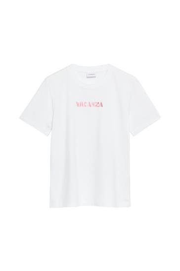 COMMA, T-Shirt 01D6_weiß