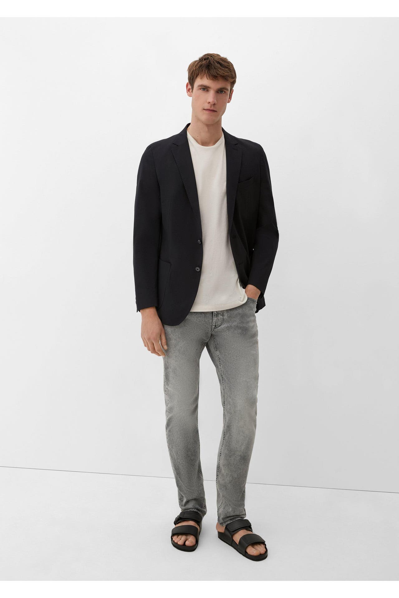 S.OLIVER Casual-Sakko S.OCLEVER 9999_schwarz Slim Fit, Bild 1