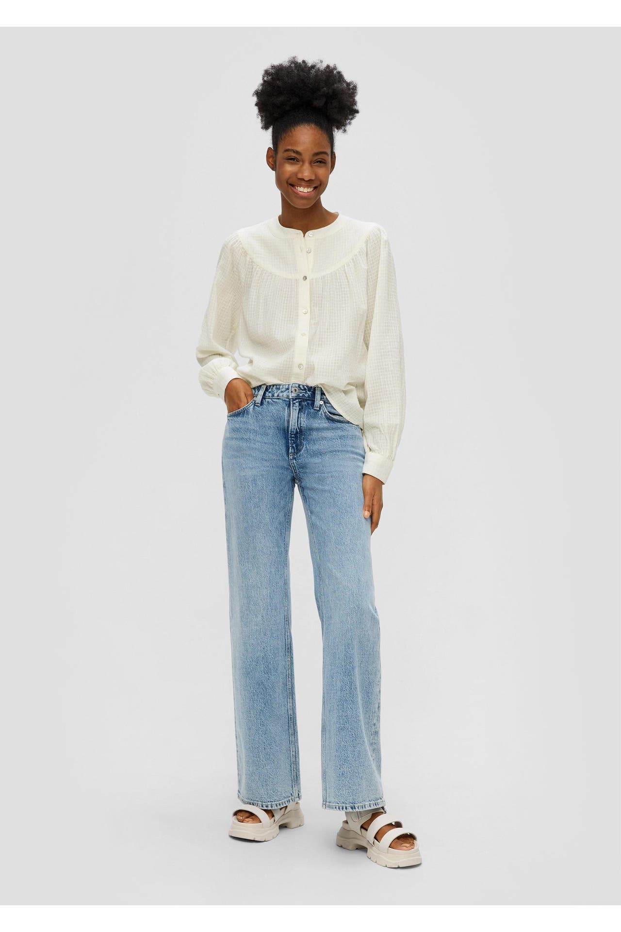 QS BY S.OLIVER Casual-Bluse 0200_creme, Bild 1