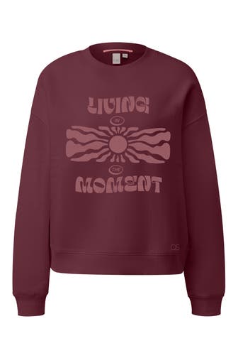 QS BY S.OLIVER Sweatshirt 39D2_bordeaux