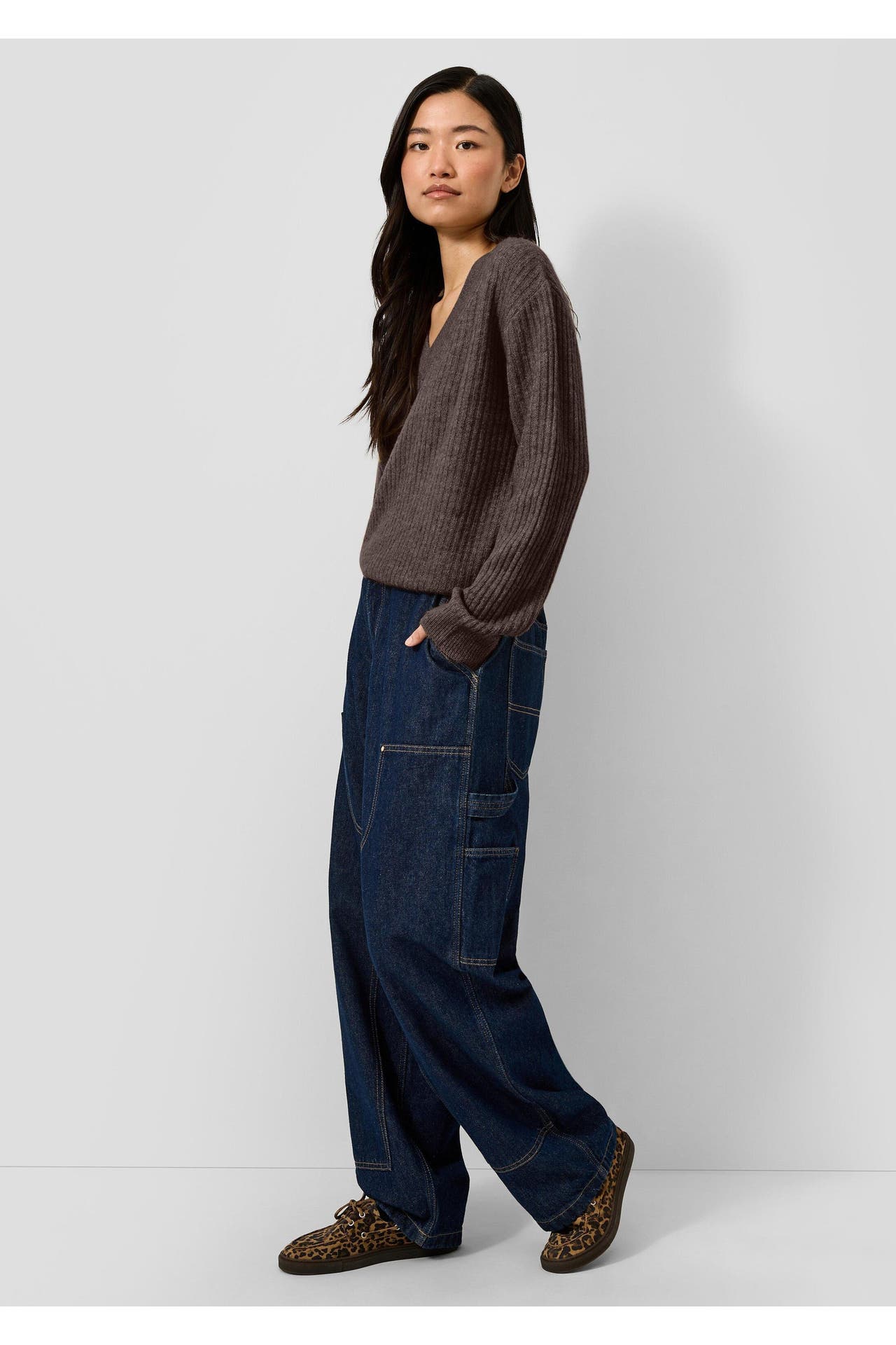 QS BY S.OLIVER Pullover 89W0_dunkelbraun, Bild 1