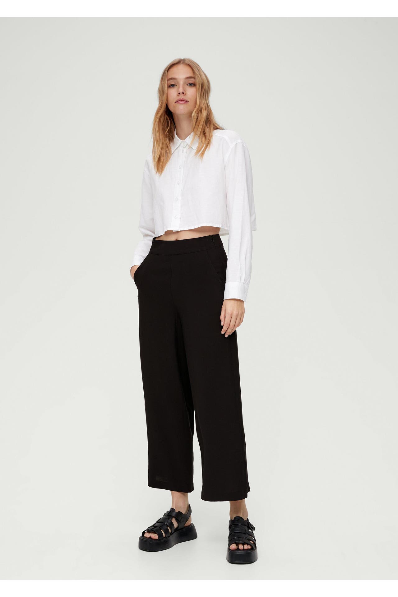 QS BY S.OLIVER Stoffhose 9999_schwarz Tapered, Bild 1