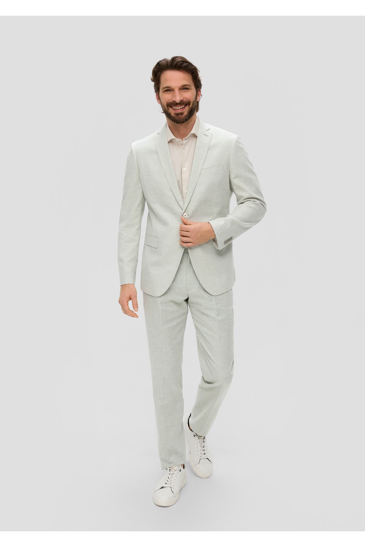 S.OLIVER Casual-Sakko S.OPURE 72N8_salbeigrün Slim Fit, Bild 1