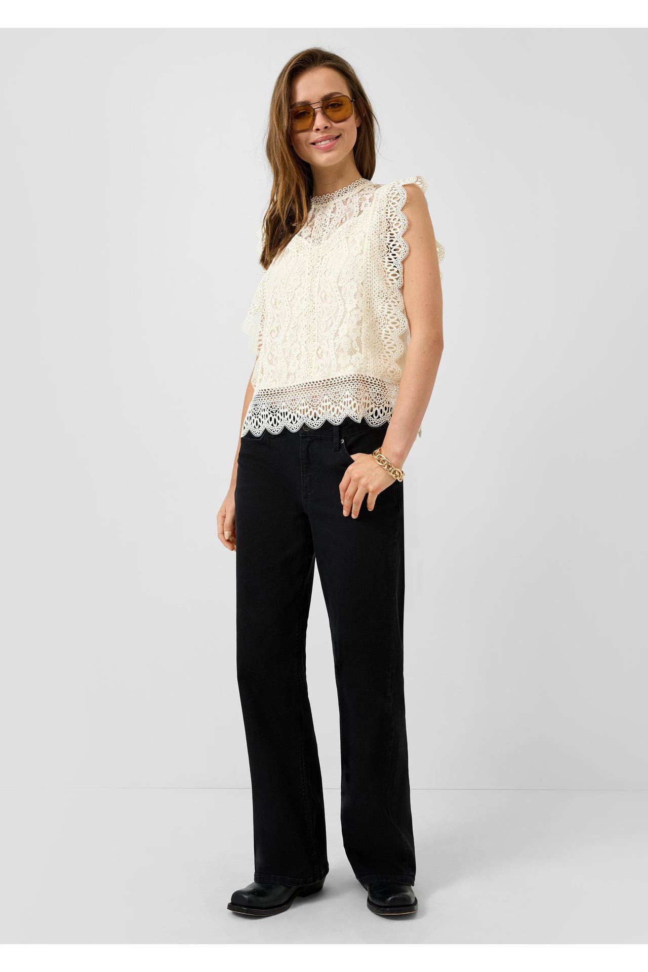 QS BY S.OLIVER Blusenshirt 0200_creme, Bild 1