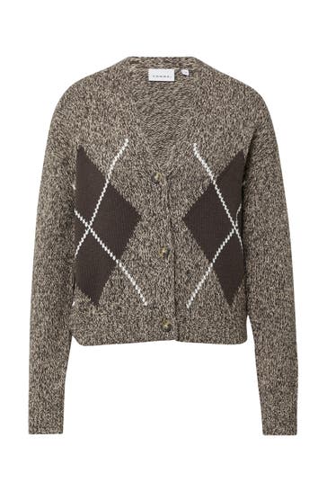 COMMA, Strickjacke 84X0_sandstein