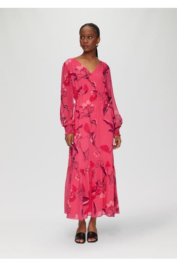 S.OLIVER Maxikleid 44A0_himbeere
