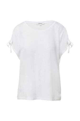 S.OLIVER T-Shirt 0100_weiß