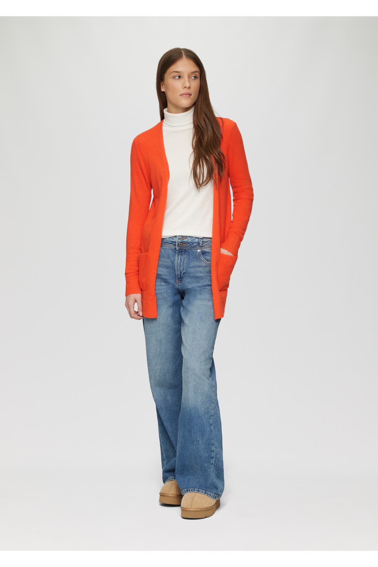 S.OLIVER Strickjacke 2586_orange, Bild 1