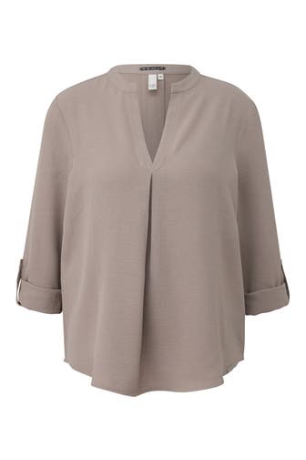 QS BY S.OLIVER Casual-Bluse 9625_hellbraun