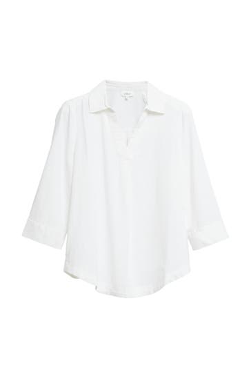 S.OLIVER Casual-Bluse 0100_weiß