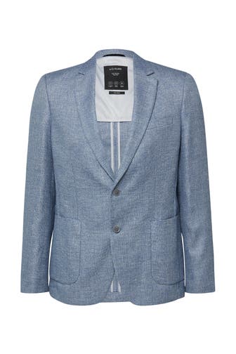 S.OLIVER Casual-Sakko S.OPURE 55W1_royalblau Regular Fit