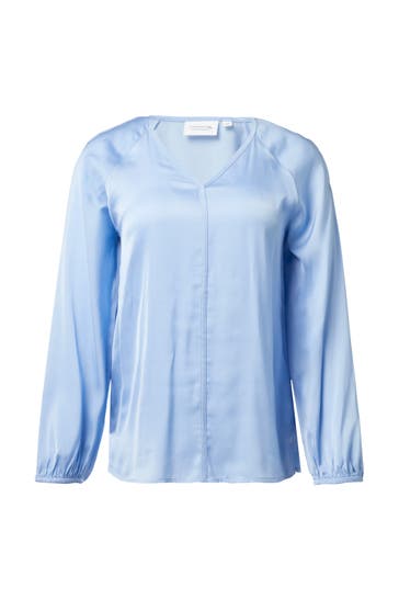 COMMA, Casual-Bluse 5324_himmelblau