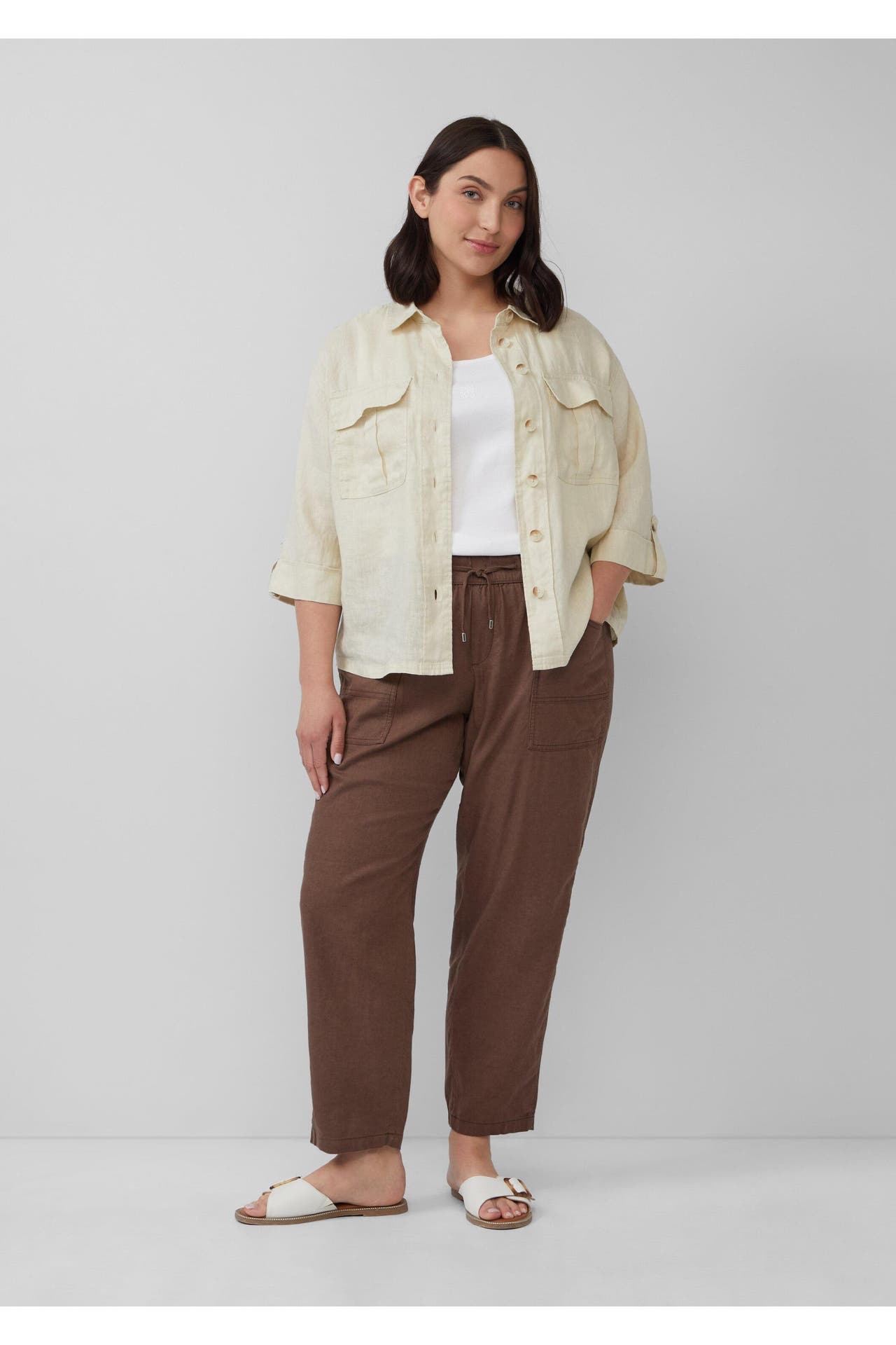 S.OLIVER Stoffhose 8828_mokka Tapered, Bild 1