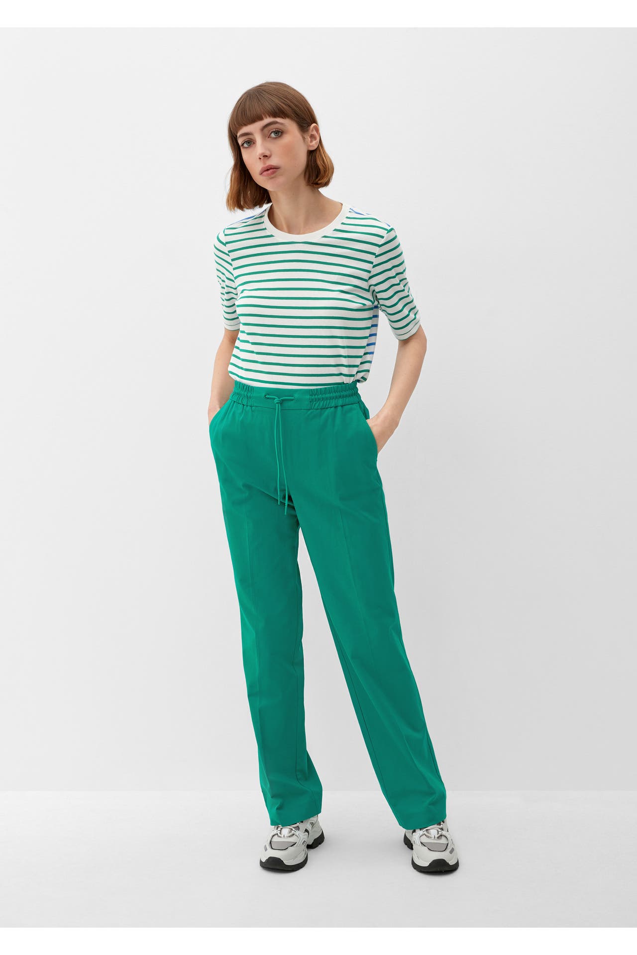S.OLIVER Chino 7646_smaragd Tapered, Bild 1