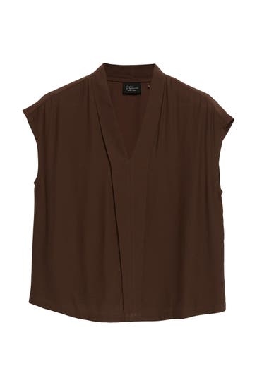 S.OLIVER Blusenshirt 8840_mokka