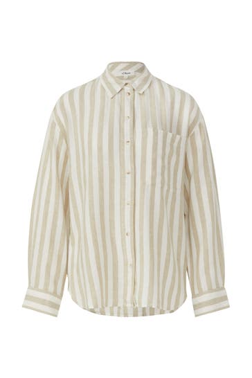 S.OLIVER Casual-Bluse 83G0_hellbraun