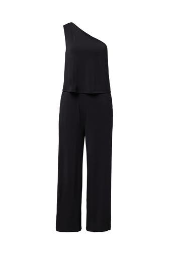 COMMA, Jumpsuit 9999_schwarz Wide/ Loose Fit