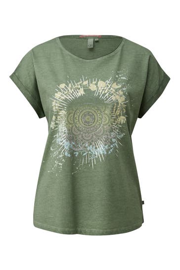 QS BY S.OLIVER T-Shirt 79D1_olivgrün