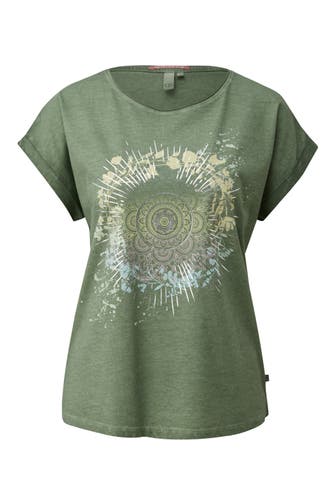QS BY S.OLIVER T-Shirt 79D1_olivgrün