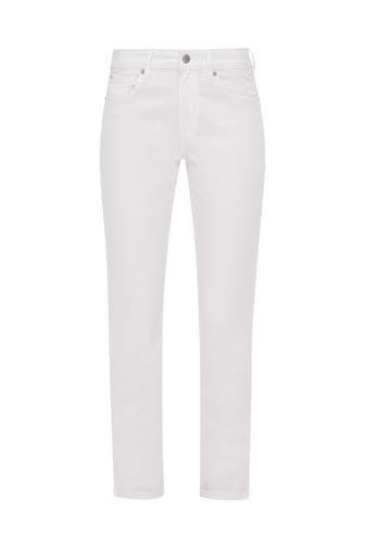 QS BY S.OLIVER Stoffhose CATIE 0100_weiß Tapered