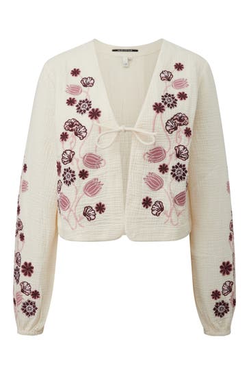 QS BY S.OLIVER Strickjacke 0200_creme