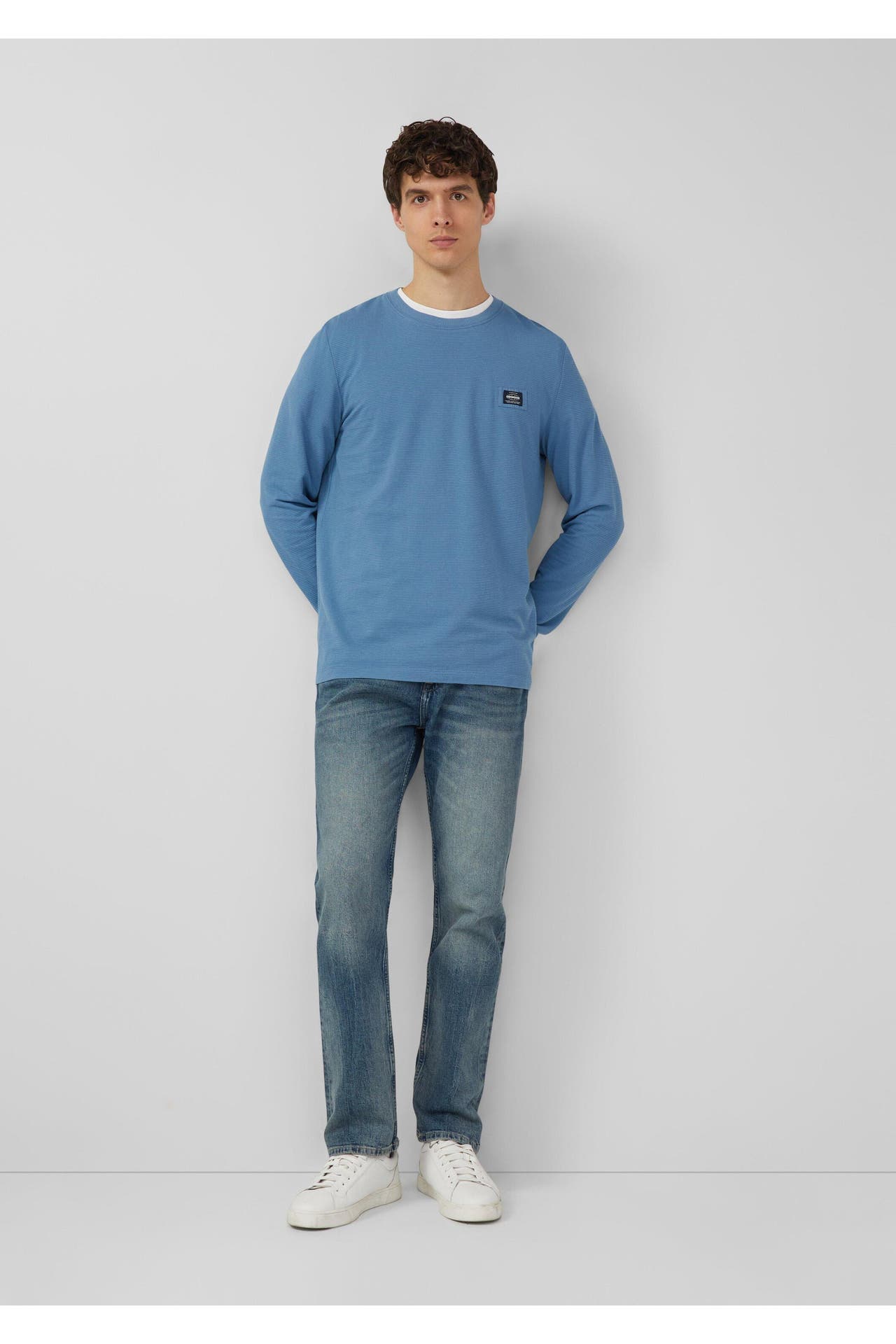 S.OLIVER Longsleeve 6244_helles petrol, Bild 1