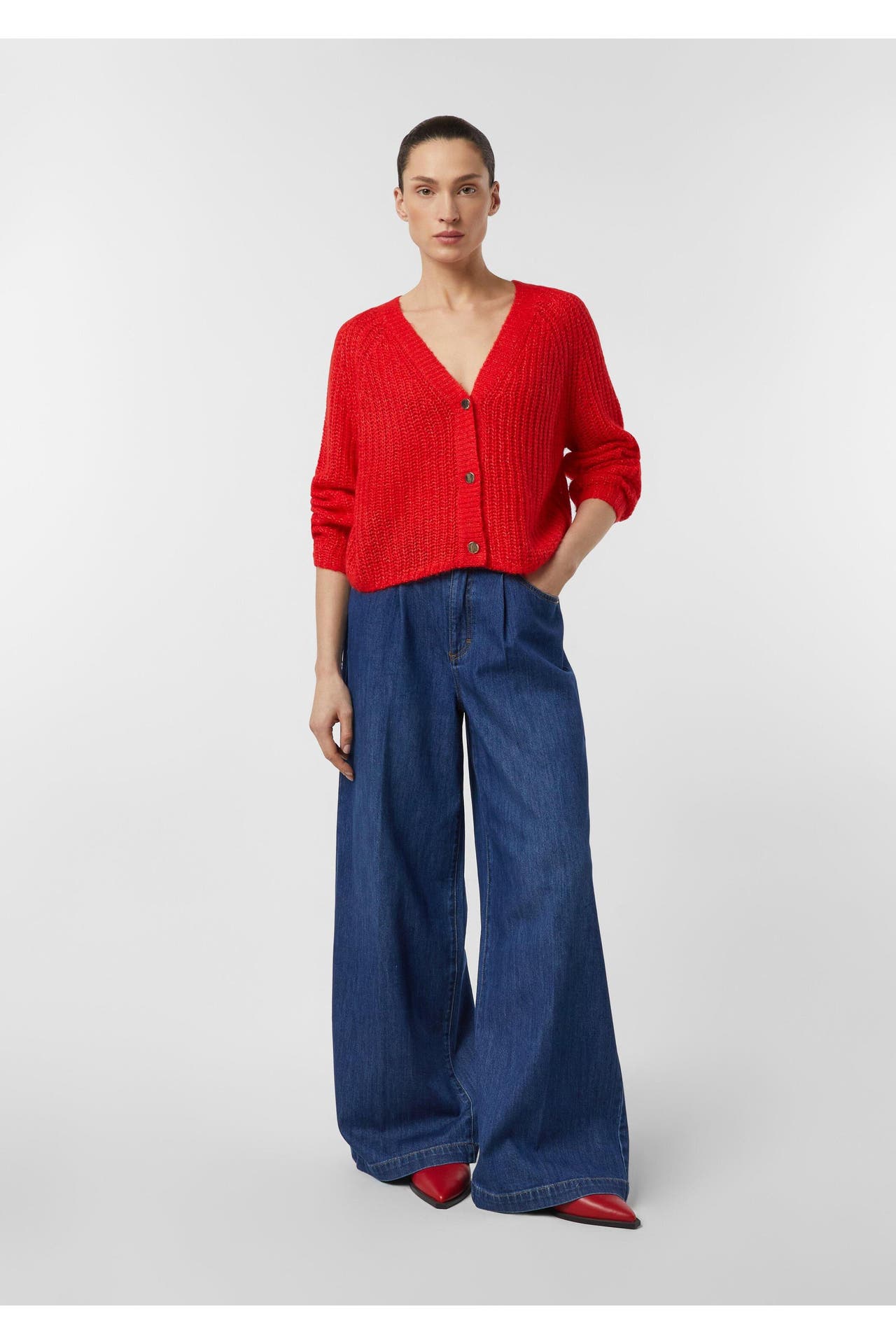 COMMA, Strickjacke 3224_chilirot, Bild 1