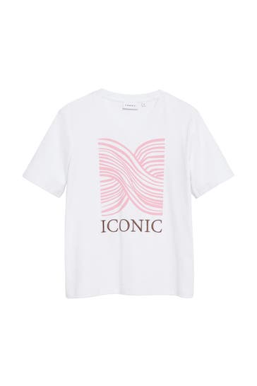 COMMA, T-Shirt 01D6_weiß