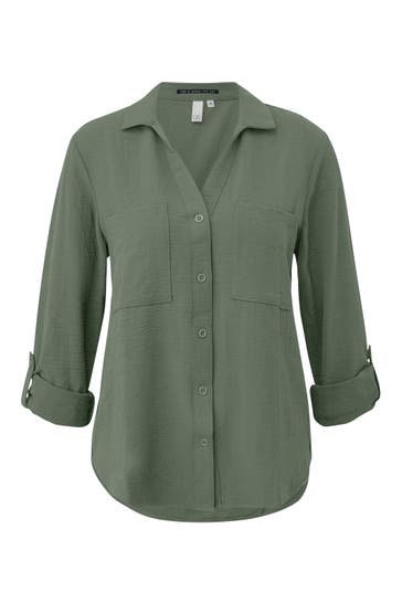 QS BY S.OLIVER Casual-Bluse 7927_olivgrün