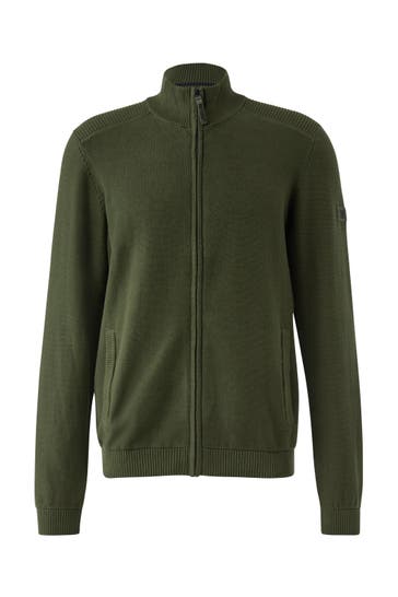 S.OLIVER Strickjacke 7938_olivgrün