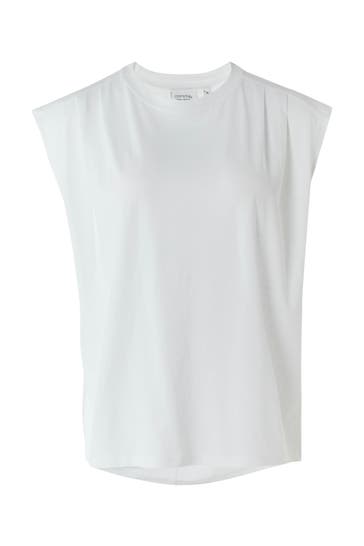 COMMA, T-Shirt 0100_weiß