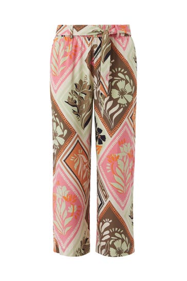 COMMA, Stoffhose 44A1_rosa Tapered