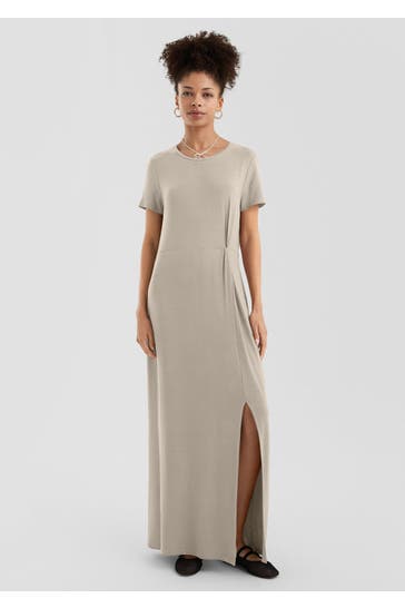 QS BY S.OLIVER Maxikleid 8148_beige