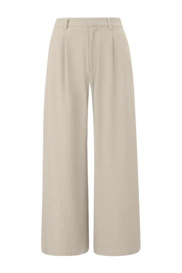 QS BY S.OLIVER Stoffhose 8160_beige Tapered