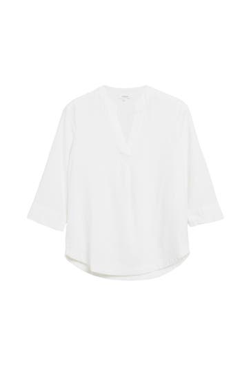 S.OLIVER Casual-Bluse 0100_weiß
