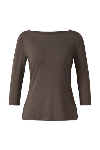 COMMA, T-Shirt 8940_braun
