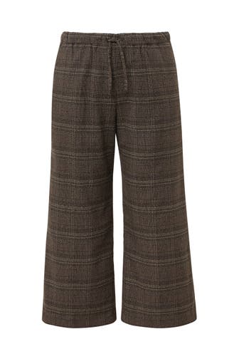 QS BY S.OLIVER Stoffhose 89N0_dunkelbraun Tapered