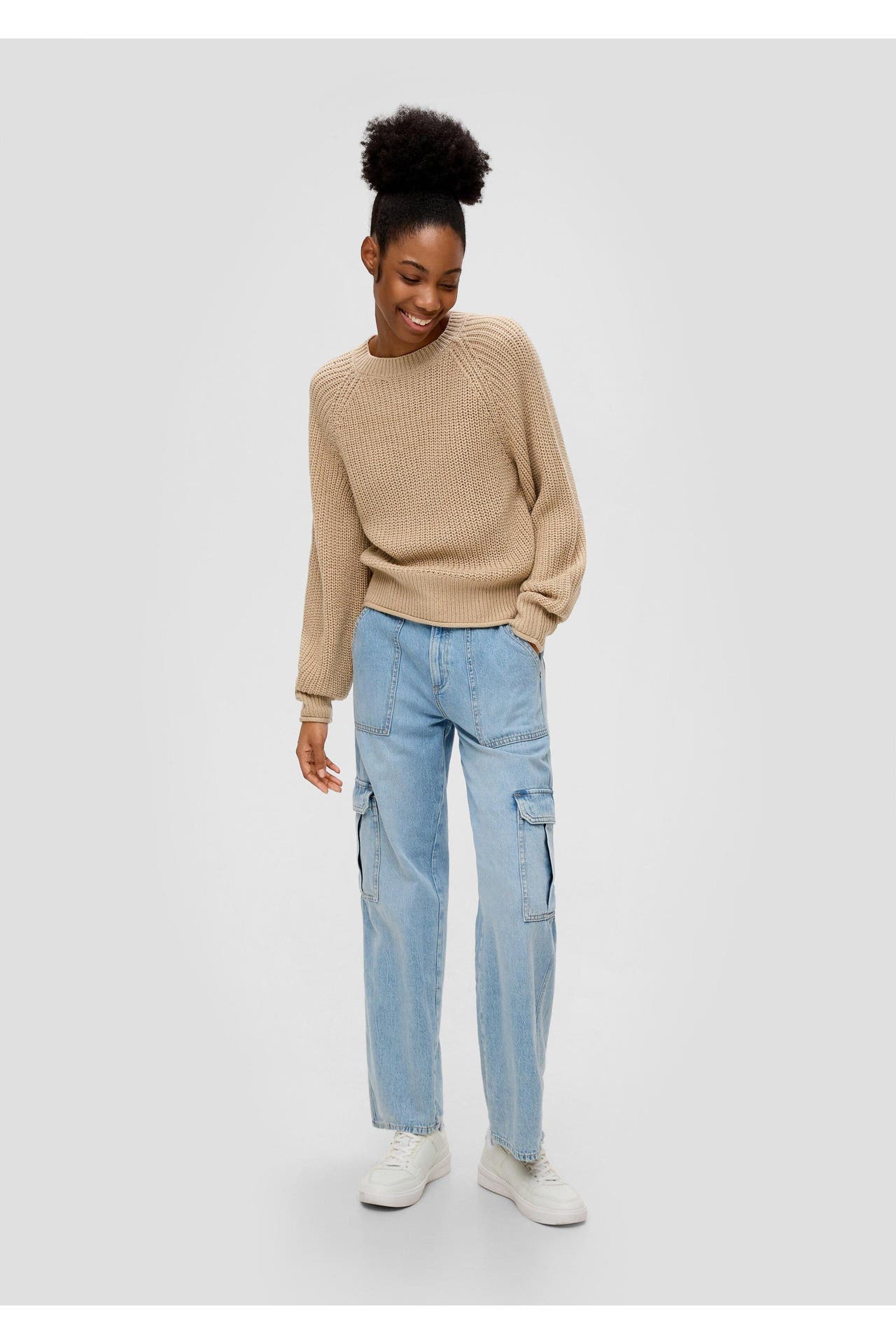 QS BY S.OLIVER Pullover 8170_beige, Bild 1