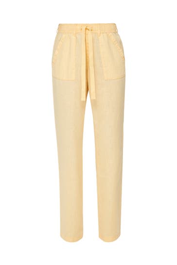 QS BY S.OLIVER Stoffhose 1317_zitrone Tapered