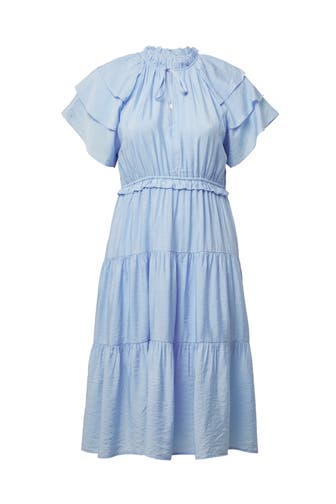 QS BY S.OLIVER Midikleid 5072_hellblau