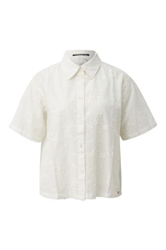 QS BY S.OLIVER Blusenshirt 0100_weiß