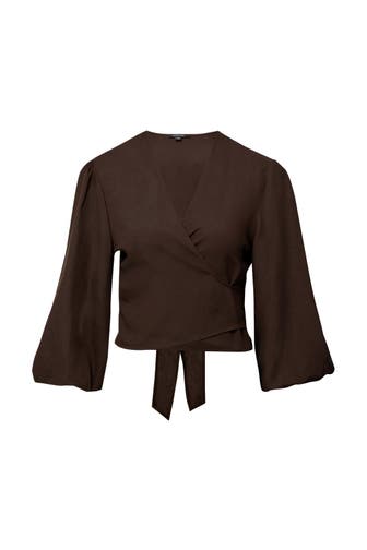 COMMA, Casual-Bluse 8850_mokka
