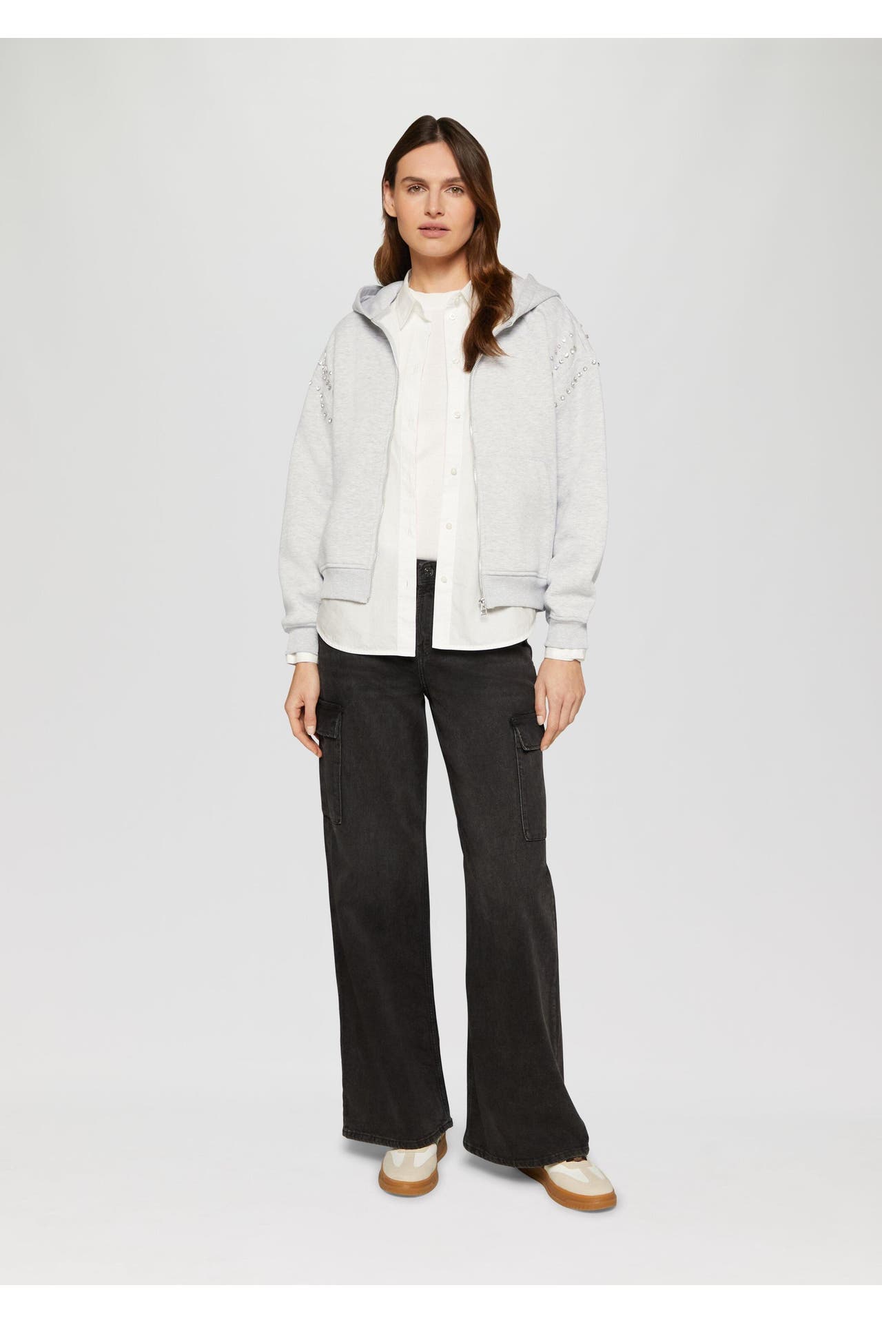S.OLIVER Sweatshirt 9400_grau meliert, Bild 1